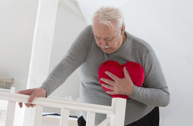 senior heart disease flu season